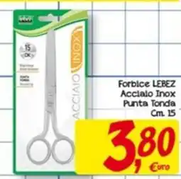 Conté Supermercati Forbice LEBEZ Acciaio Inox Punta Tonda offerta