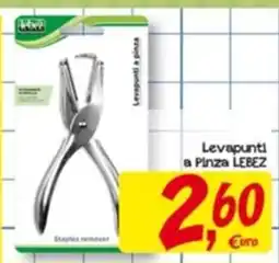 Conté Supermercati Levapunti a pinza LEBEZ offerta