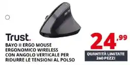 Comet Trust Bayo II Ergo Mouse offerta