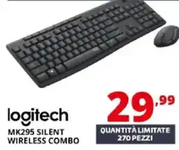 Comet Logitech MK295 Silent Wireless Combo offerta