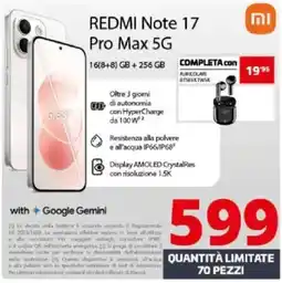 Comet REDMI Note 17 Pro Max 5G offerta