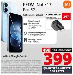 Comet Redmi Note 17 Pro 5G offerta