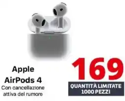 Comet Apple AirPods 4 offerta