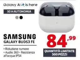 Comet Samsung Galaxy Buds3 FE offerta