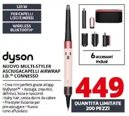 Comet Dyson nuovo multi-styler asciugacapelli airwrap i.d.™ connesso offerta