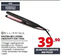 Comet Piastra Bellissima Creativity Ion 11935 offerta