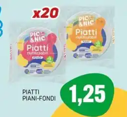 Emporio Amato Pic & Nic Piatti riutilizzabili offerta