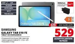 Comet Samsung Galaxy Tab S10 FE offerta