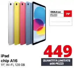 Comet iPad chip A16 offerta