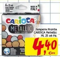Conté Supermercati Tempera Pronta Carioca Metallic offerta