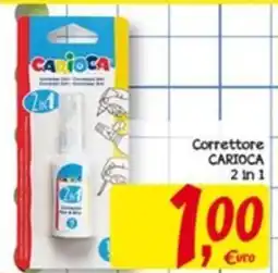 Conté Supermercati Correttore Carioca 2 in 1 offerta