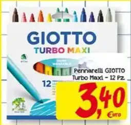 Conté Supermercati Pennarelli Giotto Turbo Maxi offerta
