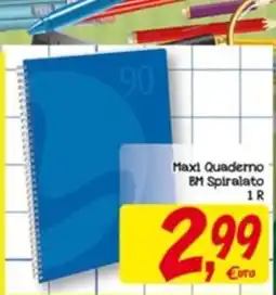 Conté Supermercati Maxi Quaderno BM Spiralo offerta