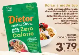Eurospar Dietor cuor di Stevia offerta