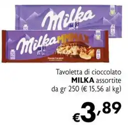 Maxi Supermercati Tavoletta di cioccolato MILKA assortite offerta