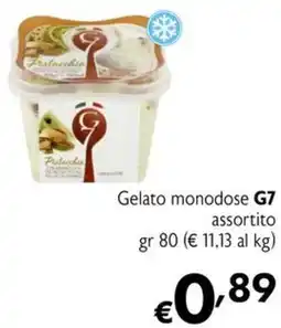 Maxi Supermercati Gelato monodose G7 assortito offerta