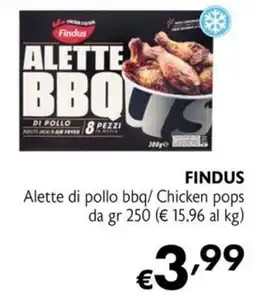 Maxi Supermercati Findus Alette di pollo bbq offerta
