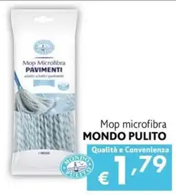 Maxi Supermercati Mop microfibra MONDO PULITO offerta