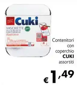 Maxi Supermercati Contenitori con coperchio CUKI offerta