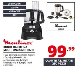 Comet Moulinex Robot da cucina multifunzione FP8218 offerta