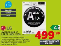 Comet Lavatrice Serie R7 AI DD R7 F4R7011TSWG offerta