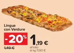 Carrefour Market Lingua con Verdure offerta