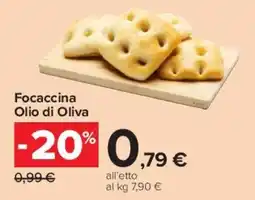 Carrefour Market Focaccina Olio di Oliva offerta