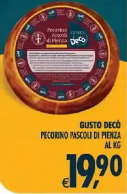 Deco Iperstore Gusto Decò Pecorino Pascoli di Pienza offerta