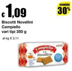 Sì con te Supermercati Biscotti Novellini Campiello offerta