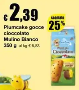 Sì con te Supermercati Plumcake gocce cioccolato Mulino Bianco offerta