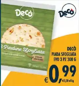 Deco Iperstore Decò Piada Sfogliata offerta