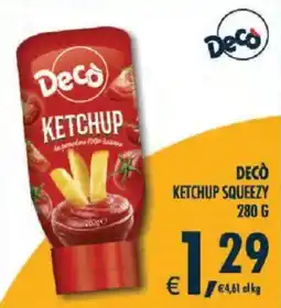 Deco Iperstore Decò ketchup offerta