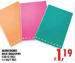 Deco Iperstore Monocromo maxi quaderno offerta