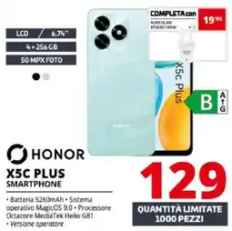 Comet Honor X5C Plus Smartphone offerta