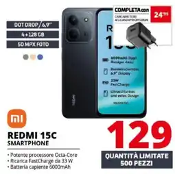 Comet Redmi 15C Smartphone offerta