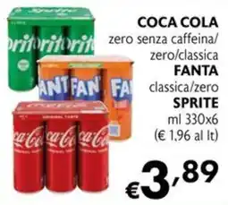 Maxi Supermercati Coca Cola zero senza caffeina offerta