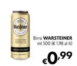 Maxi Supermercati Birra Warsteiner offerta