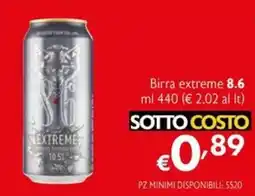 Maxi Supermercati Birra extreme offerta