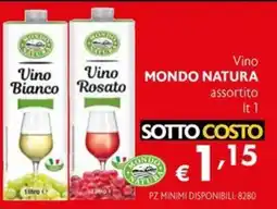 Maxi Supermercati Vino MONDO NATURA offerta