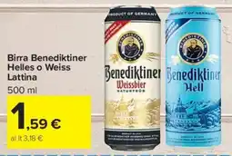 Carrefour Market Birra Benediktiner Weissbier offerta