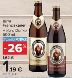 Carrefour Market Birra Franziskaner offerta