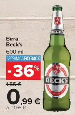 Carrefour Market Birra Beck's offerta