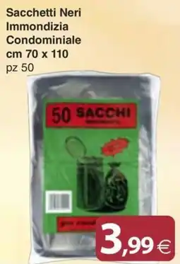 Docks Cash&Carry Sacchetti Neri Immondizia Condominiale offerta