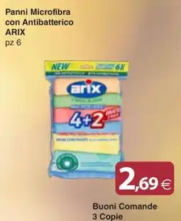 Docks Cash&Carry Panni Microfibra con Antibatterico ARIX offerta