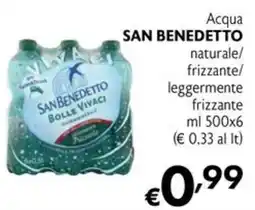 Maxi Supermercati Acqua San Benedetto Bolle Vivaci offerta