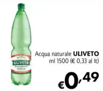 Acqua naturale Uliveto
