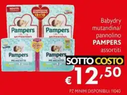 Maxi Supermercati Babydry mutandina/pannolino Pampers assortiti offerta