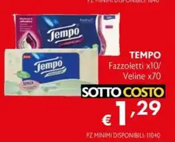 Maxi Supermercati Tempo Fazzoletti Veline offerta