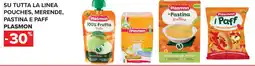 Carrefour Market Su tutta la linea pouches, merende, pastina e paff plasmon offerta