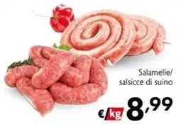 Maxi Supermercati Salamelle/salsicce di suino offerta
